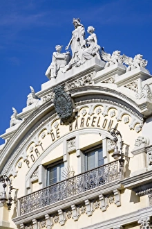 Classical Style Prints: Port de Barcelona building in Port Vell, Barcelona City, Catalonia, Spain, Europe