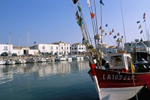 Ile De Re Prints: Port basin, Commune de La Flotte, Ile de Re, Charente Maritime, France, Europe