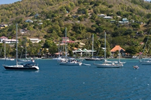 Windward Islands Prints: Port Elizabeth harbour, Bequia, St. Vincent and The Grenadines, Windward Islands