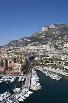 Port of Fontvieille, Monaco, Cote d Azur, Mediterranean, Europe