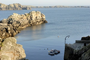 Ushant Prints: Port, Island of Ushant (Ile d Ouessant), Brittany, France, Europe