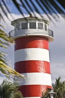 Port Lucaya lighthouse, Grand Bahama, The Bahamas, West Indies, Central America