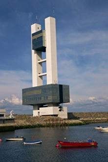 Port and marina Harbour Authority building at La Coruna