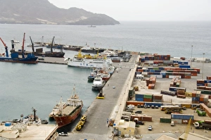 Sao Vicente Prints: Port of Mindelo, Sao Vicente, Cape Verde Islands, Africa