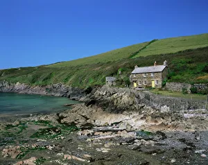 Cottage Prints: Port Quin, near Polzeath, Cornwall, England, United Kingdom, Europe