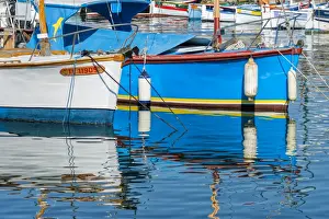 Ports Prints: Port of Saint Tropez, Var, Provence Alpes Cote d Azur region, France, Europe
