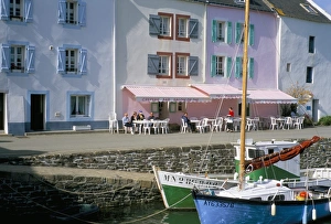 Port Sauzon, Belle Ile en Mer, Breton Islands, Morbihan, Brittany, France, Europe