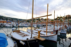 Mast Prints: Port de Soller, Majorca, Balearic Islands, Spain, Mediterranean, Europe