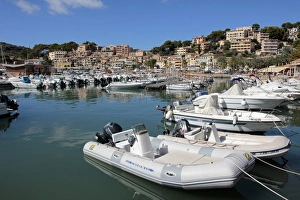 Balearics Prints: Port de Soller, Mallorca, Balearic Islands, Spain, Mediterranean, Europe
