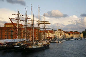 The port of Sonderborg, Jutland, Denmark, Scandinavia, Europe