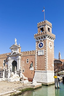 Venetian Prints: Porta Magna at the Venetian Arsenal (Arsenale di Venezia)
