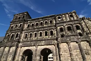 City Gate Prints: Porta Nigra, Roman city gate, UNESCO World Heritage Site, Trier, Rhineland-Palatinate