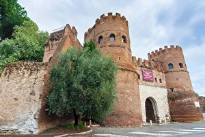 Ancient Rome Prints: Porta San Paolo (St. Paulus Gate)