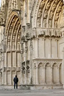 Portal Prints: Portals of Bourges Cathedral, UNESCO World Heritage Site, Cher, Centre, France, Europe