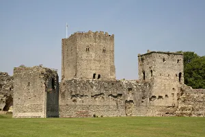 Hampshire Prints: Portchester castle, Hampshire, England, United Kingdom, Europe