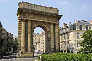 Bordeaux Prints: Porte de Bourgogne, Bordeaux, UNESCO World Heritage Site