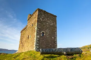 North Ayrshire Prints: Portencross Castle, North Ayrshire, Scotland, United Kingdom, Europe