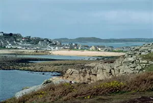 Isles Of Scilly Collection: Porthcressa Beach, Hugh Town, St