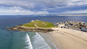 Porthmeor beach, St. Ives, Cornwall, England, United Kingdom, Europe