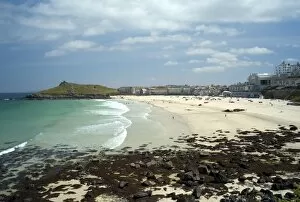 Images Dated 23rd June 2010: Porthmeor beach, St. Ives, Cornwall, England, United Kingdom, Europe