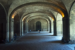 Images Dated 14th May 2008: Portico in Palazzo della Pilotta, Parma, Emilia Romagna, Italy, Europe