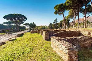 Ancient Rome Prints: The Portico of the Sloping Roof