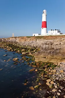 Light House Prints: Portland Bill Lighthouse, Isle of Portland, Dorset, England, United Kingdom, Europe