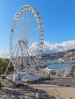 Ferris Wheel Collection: Porto Antico (Old Port), Genoa, Liguria, Italy, Europe