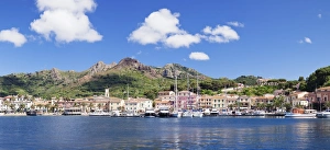 Livorno Province Prints: Porto Azzuro, Island of Elba, Livorno Province, Tuscany, Italy, Europe