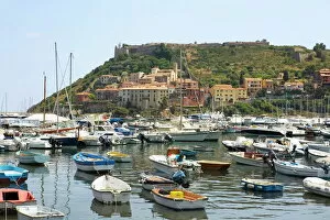 Hill Side Collection: Porto Ercole, Tuscany, Italy, Europe