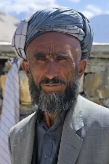 Images Dated 22nd August 2009: Portrait of a Afghan Tajik man, Wakhan corridor, Ishkashim, on the Afghanistan