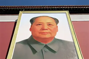 Leader Prints: Portrait of Chairman Mao, Gate of Heavenly Peace (Tiananmen), Tiananmen Square