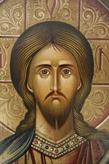 Images Dated 14th September 2007: Portrait of Jesus, Jerusalem, Israel, Middle East