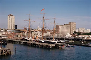 Port Prints: Portsmouth, Hampshire, England, United Kingdom, Europe