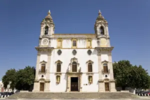 Facades Prints: The Portuguese Baroque (Talha Dourada) style Church of Our Lady of Carmo