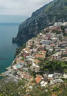 Campania Prints: Positano, Amalfi Peninsula, UNESCO World Heritage Site