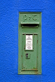 Communications Prints: Post box in Kenmare Town, County Kerry, Munster, Republic of Ireland, Europe