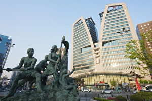 Highrise Prints: Post Office tower building in Post Office Square, Seoul, South Korea, Asia