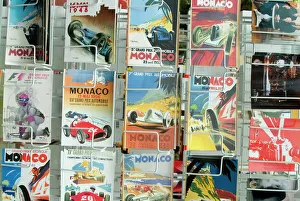 Images Dated 15th January 2000: Postcards of the Grand Prix, Monaco, Europe