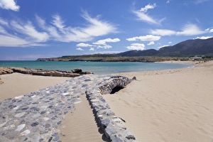 Iraklion Prints: Potamos Beach, Malia, Iraklion, Crete, Greek Islands, Greece, Europe