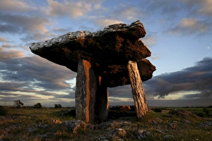 County Clare Prints: Poulnabrone dolmen megalithic tomb