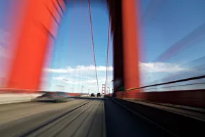 Impact Prints: POV driving across the Golden Gate Bridge