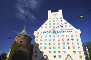 Coats Of Arms Prints: Powder Tower containing the War Museum, Riga, Latvia, Baltic States, Europe