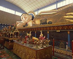 Penang Prints: Pra Buddha Chiya Mongkol, Georgetown, Penang, Malaysia, Southeast Asia, Asia