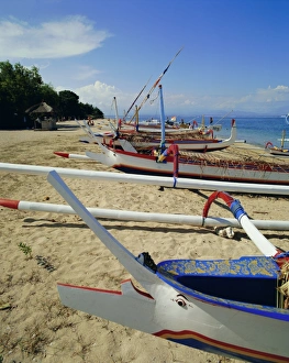 Prahu Prints: Prahu, local outrigger boats
