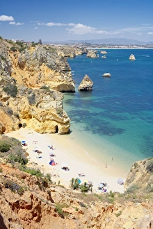 Vibrant Prints: Praia do Camilo (Camilo beach) and coastline