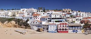 Praia da Carvoeiro beach, Carvoeiro, Algarve, Portugal, Europe