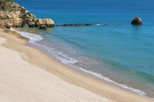 Portimao Prints: Praia dos Tres Castelos, Portimao, Algarve, Portugal, Europe