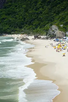 Prainha beach near the Olympic site in Barra da Tijuca (Recreio dos Bandeirantes)