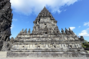 Festivals Prints: Prambanan, 9th century Hindu temple, UNESCO, Java, Indonesia